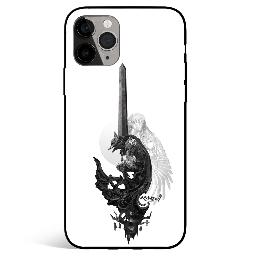 Berserk Berserker Armor Tempered Glass Soft Silicone iPhone Case
