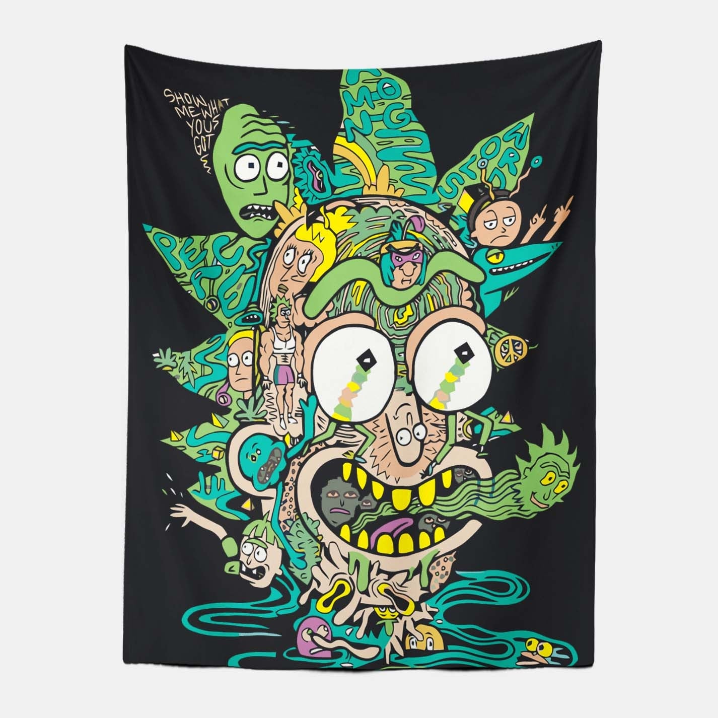 Anime Rick and Morty Tapestry