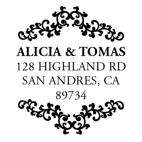 Address Embosser - Elegant Border