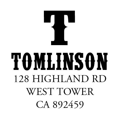 Address Embosser - Tomlinson