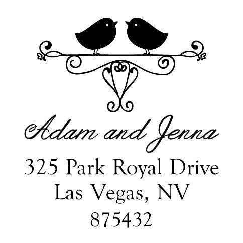 Address Embosser - Lovebirds