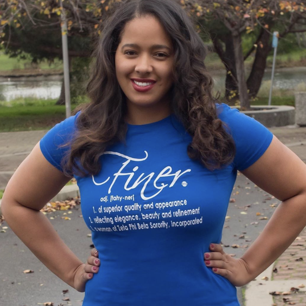 Finer Definition Tee - Royal Blue