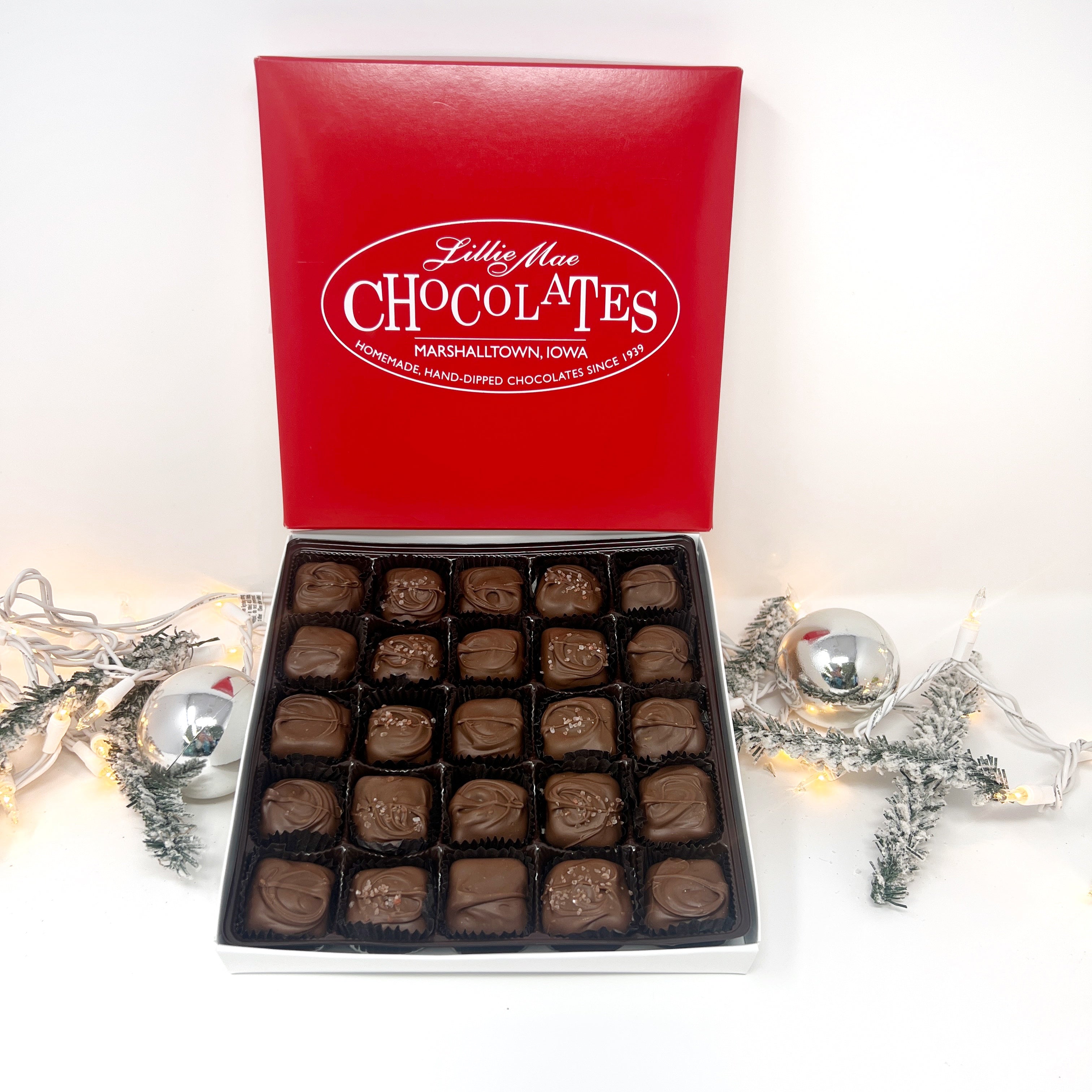 Chocolate Covered Caramels and Sea Salt Chocolate Covered Caramels