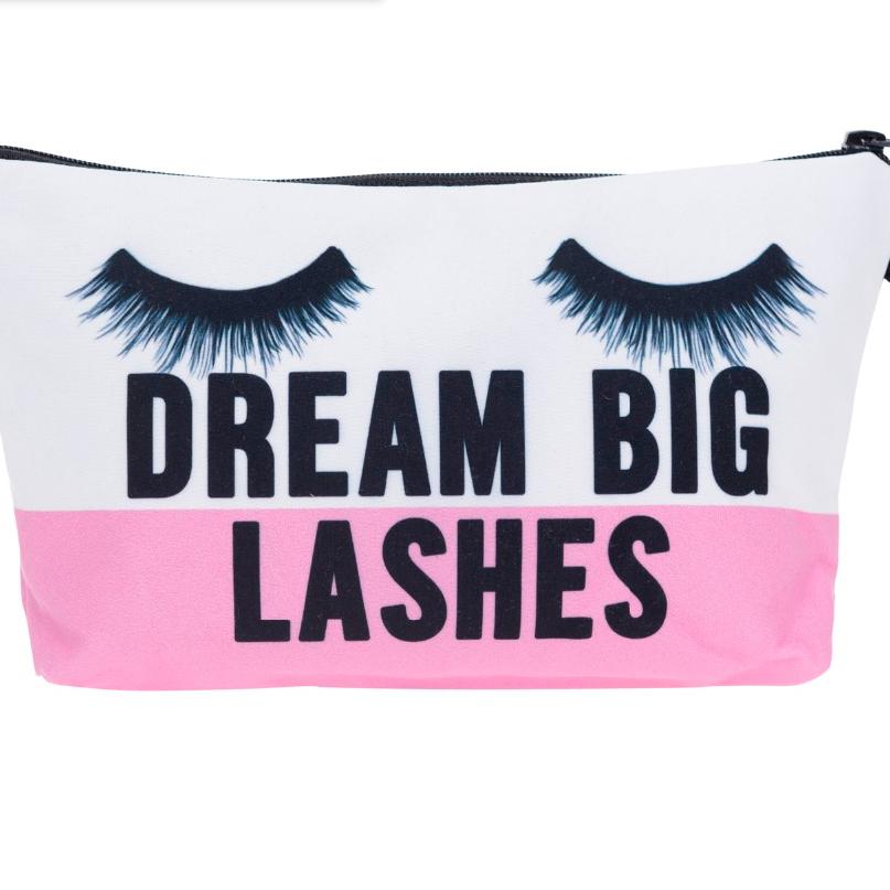 Dream Big Lashes Cosmetic Bag
