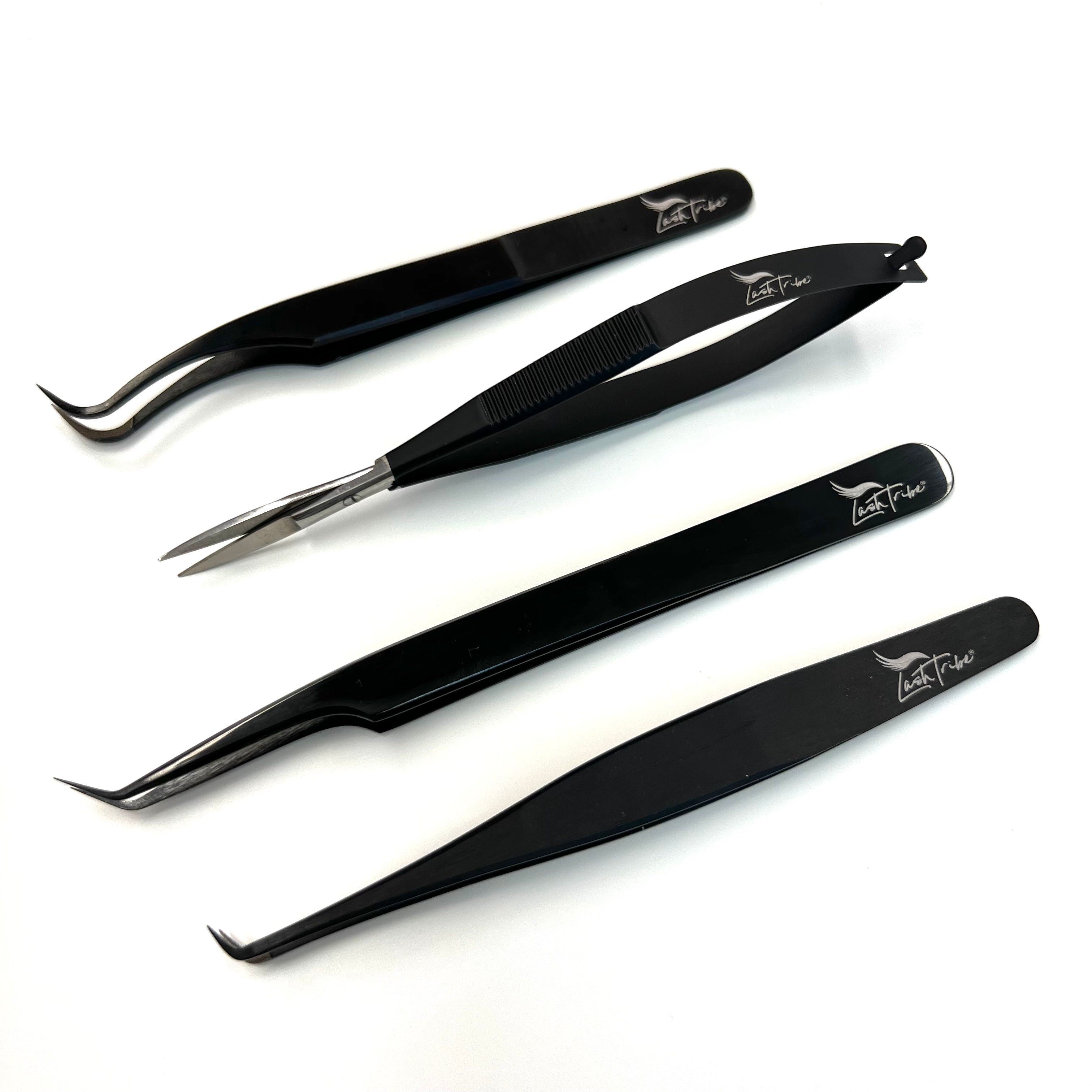 Black Beauty Nano Tips | Russian Volume Tweezer Collection