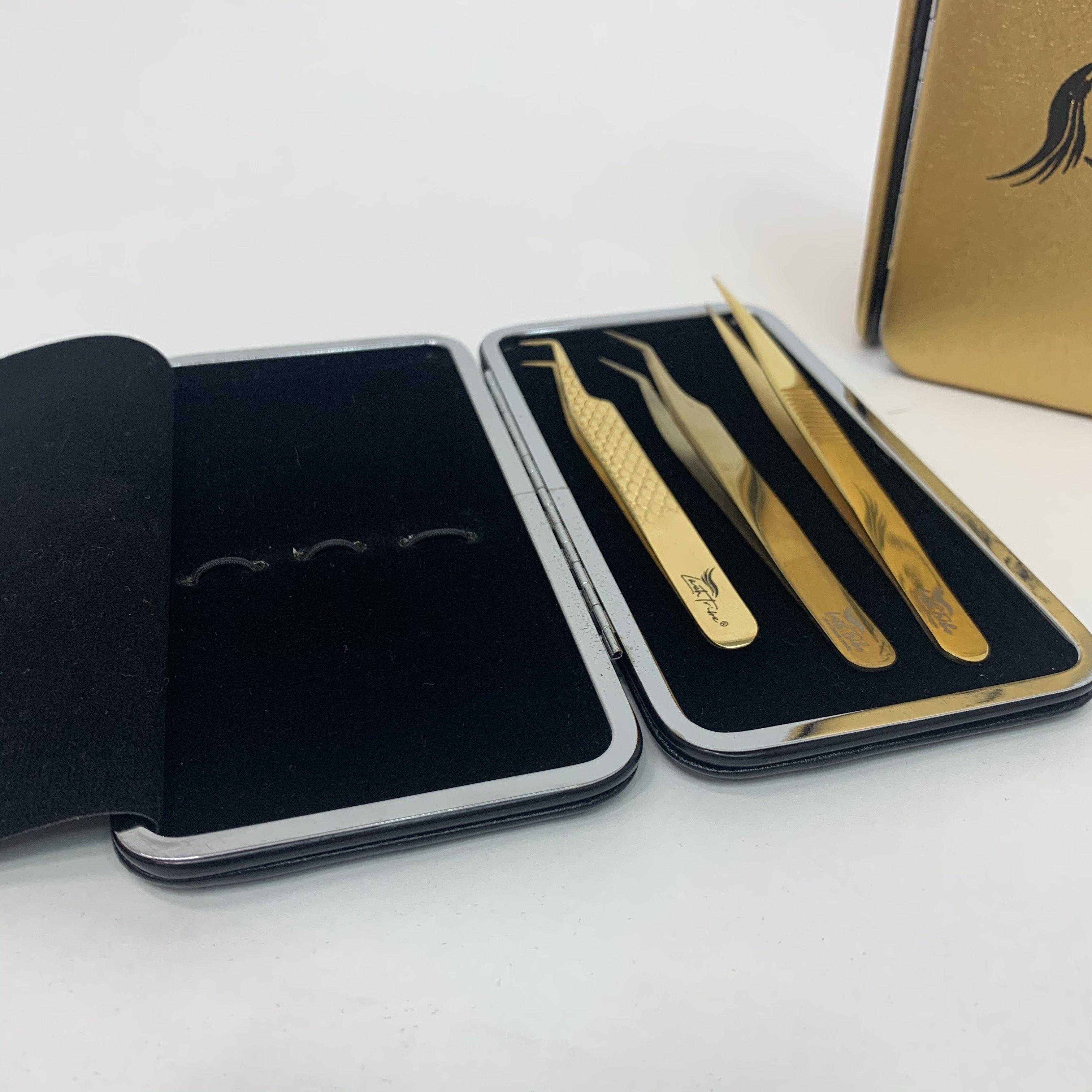 Gold Magnetic Tweezer Case