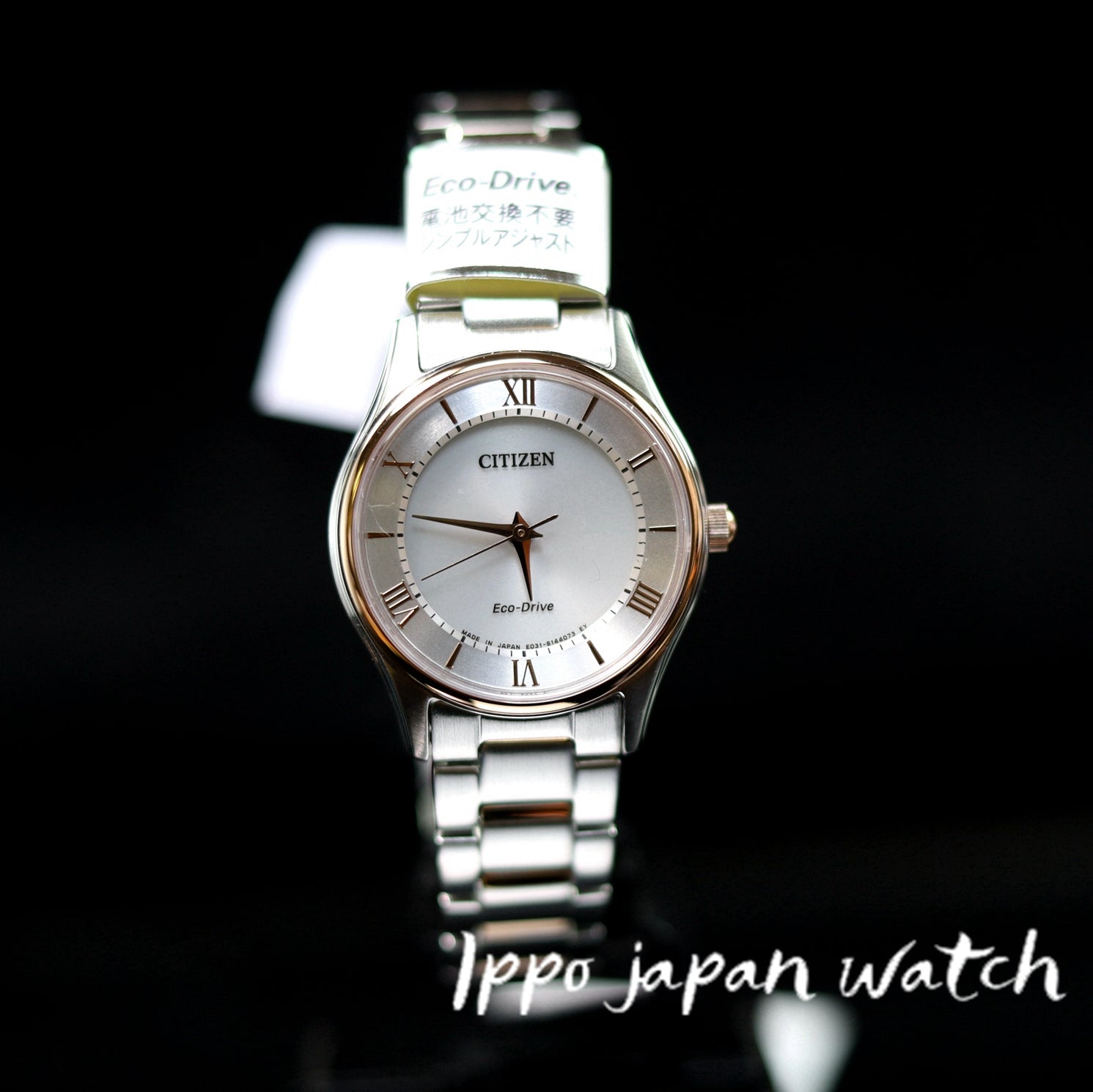 "Citizen Women's Watch - CITIZEN COLLECTION Eco-Drive Slim Pair Model EM0404-51A"