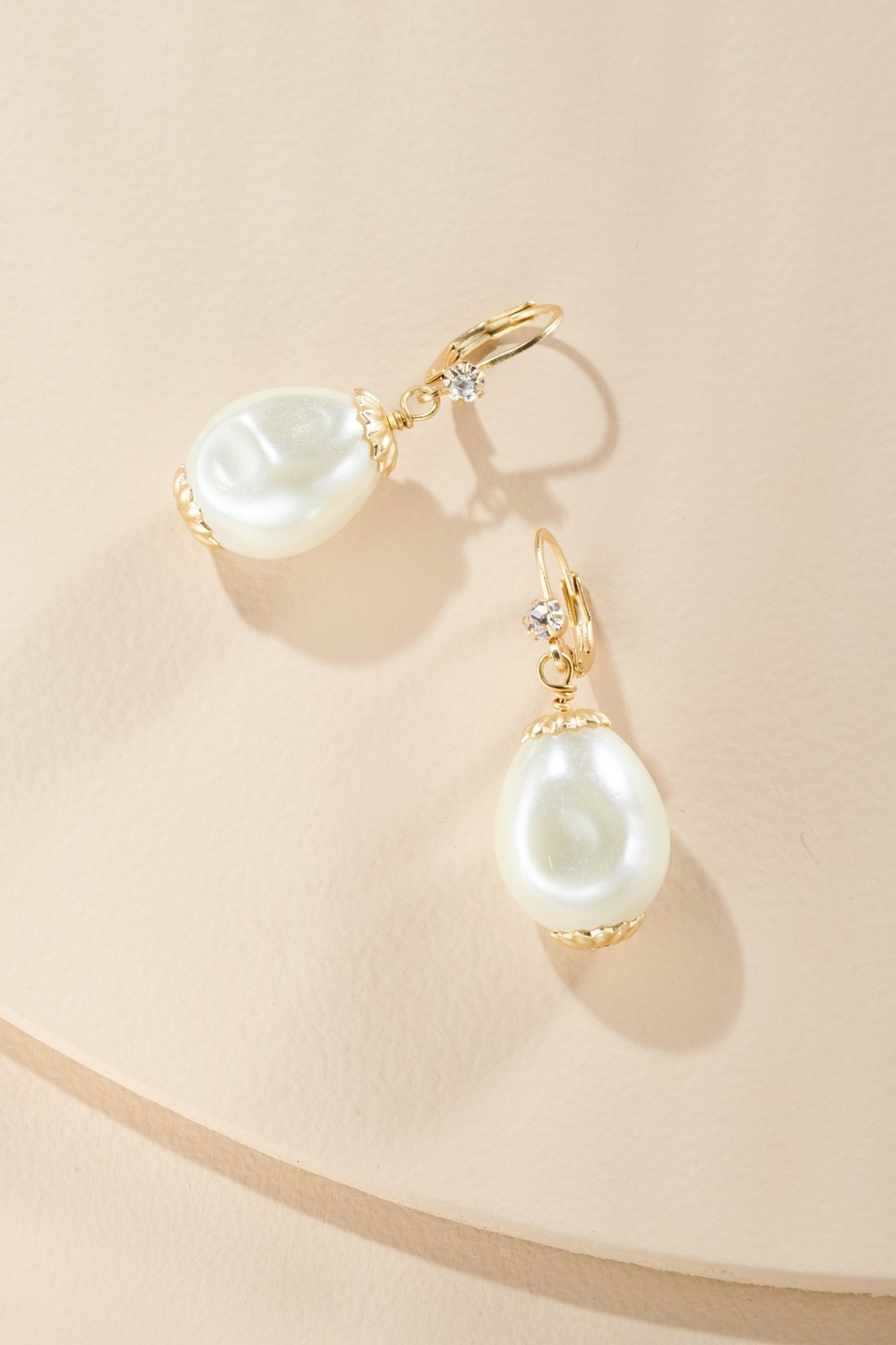1 1/2" Baroque Pearl Drop Earring