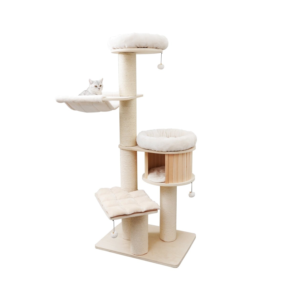 Ollie 175 cm - Plywood Cat Tree