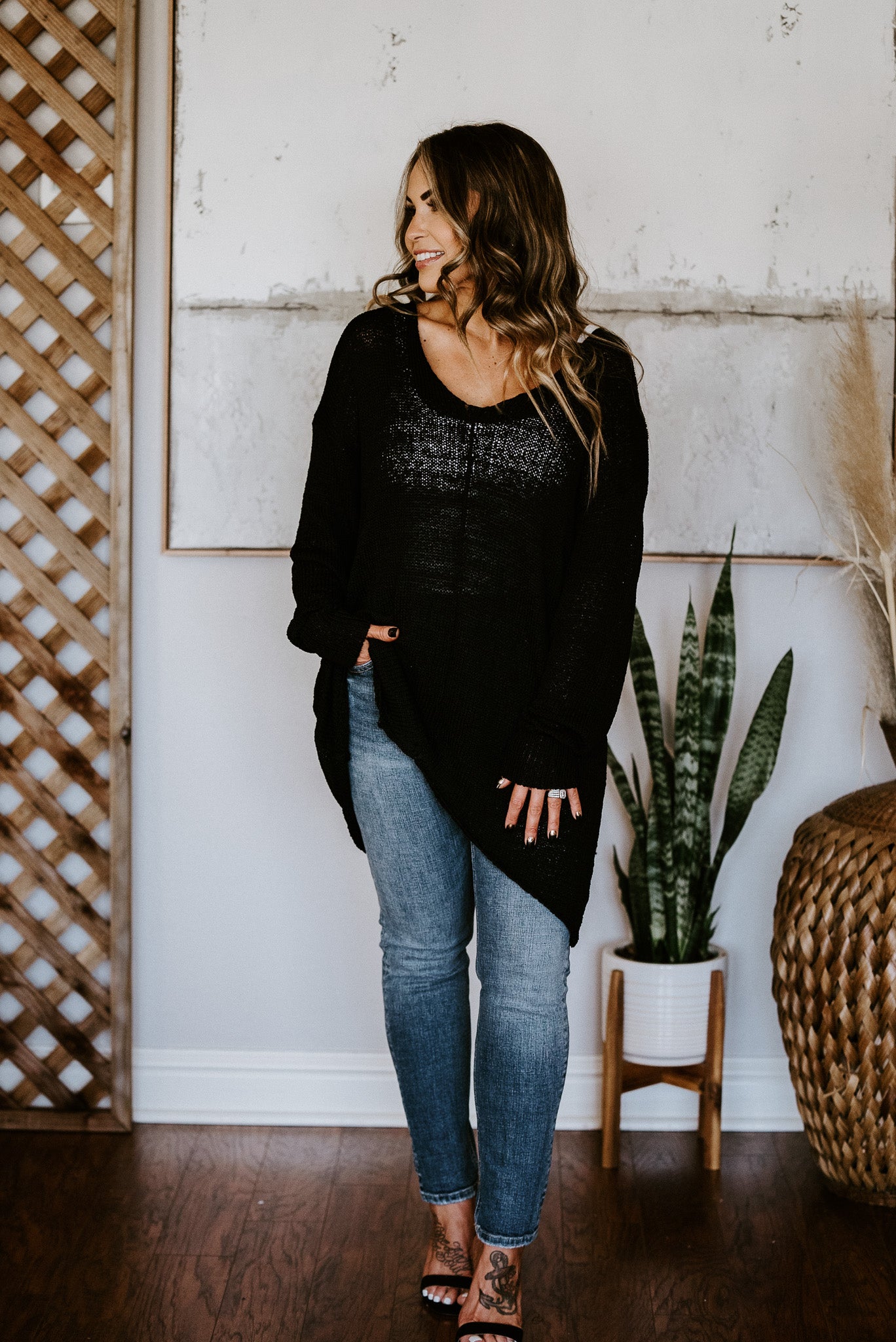 All The Fun Sweater Black