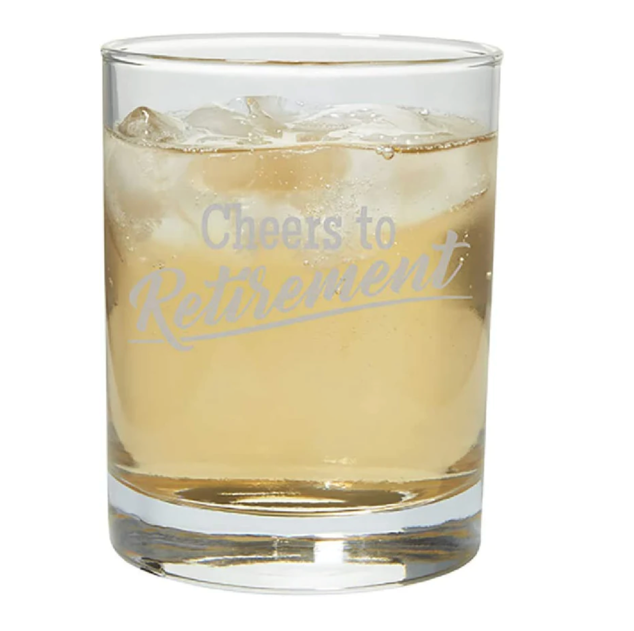 12oz Rocks Glass - Retirement