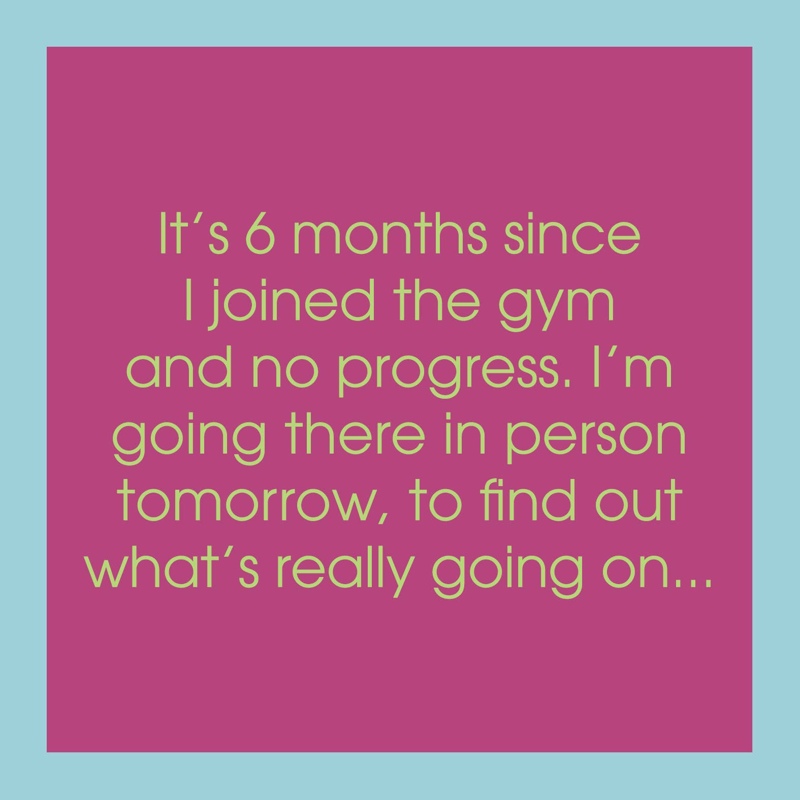 6 Months Greeting Card