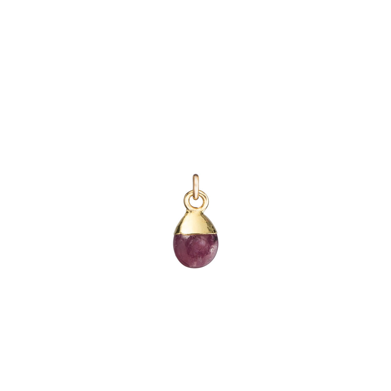 Additional Stone | Tiny Tumbled Birthstone (Gold Plated)