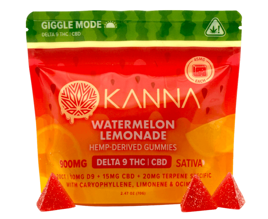 KANNA “Giggle Mode” Delta 9 THC Gummies - Sativa