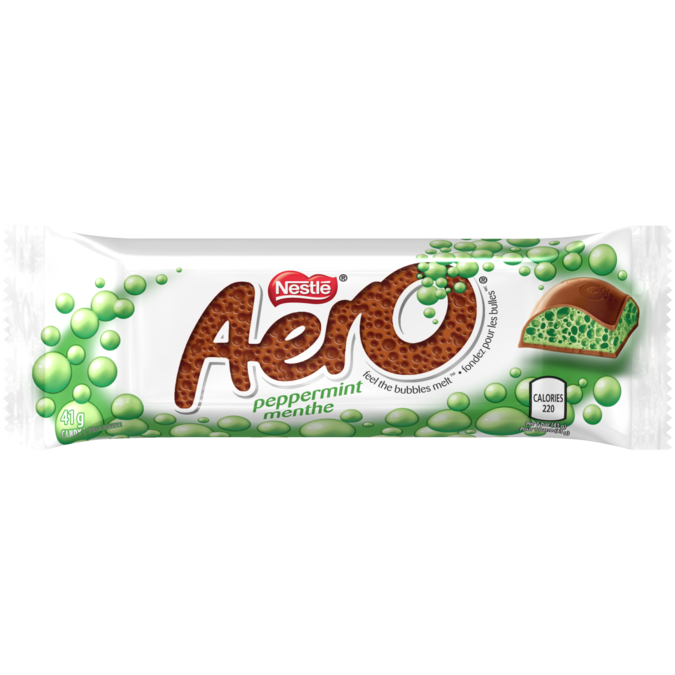 Aero Peppermint Milk Chocolate Bubble Bar 41 g