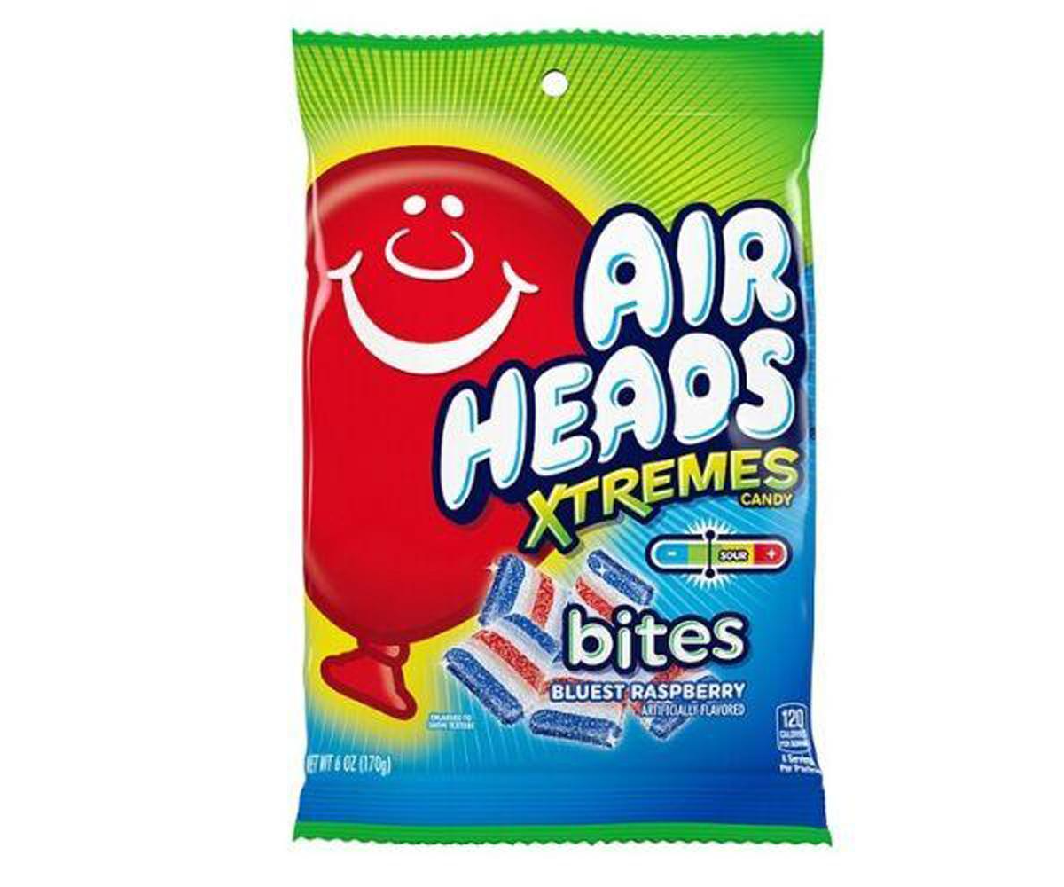 Airheads Xtremes Bites Bluest Raspberry 170 g
