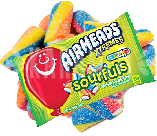 Airheads Xtremes Sourfuls Rainbow Berry 57 g