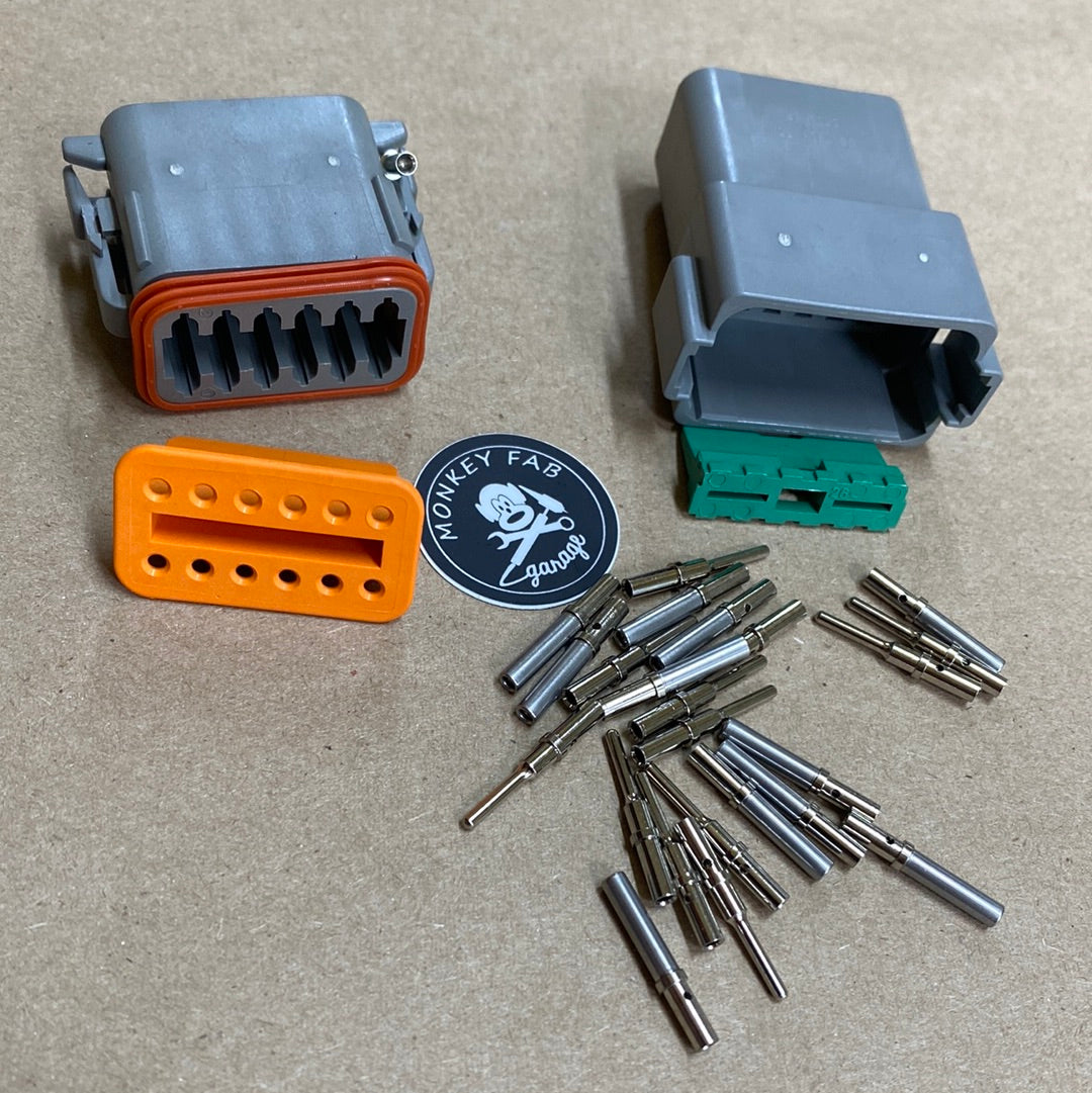 Deutsch DT Connectors Sets, (with barrel pins)
