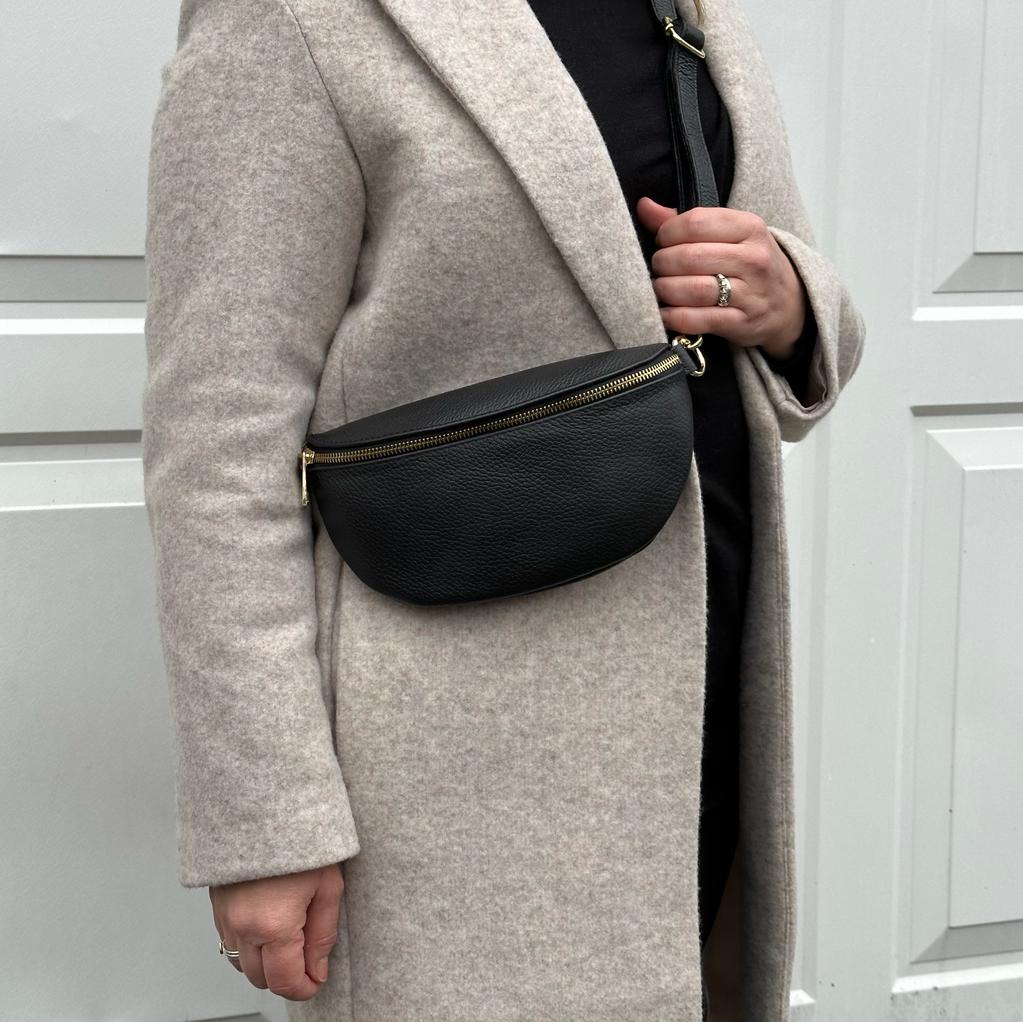 Black Crossbody / Waist Bag