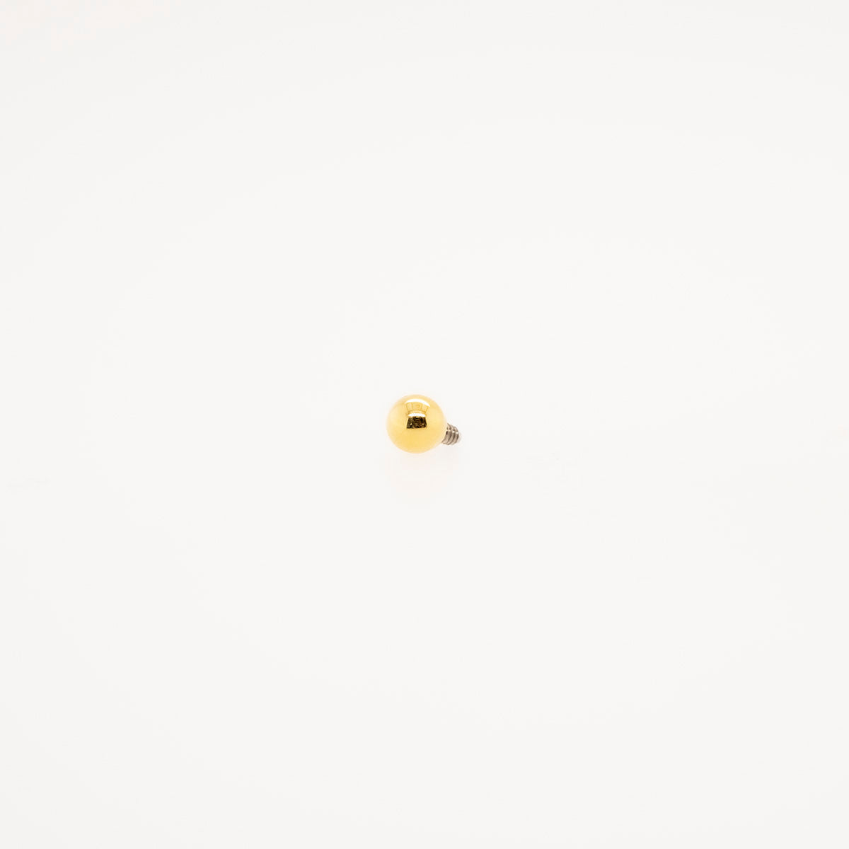 18k Gold Threaded Ball