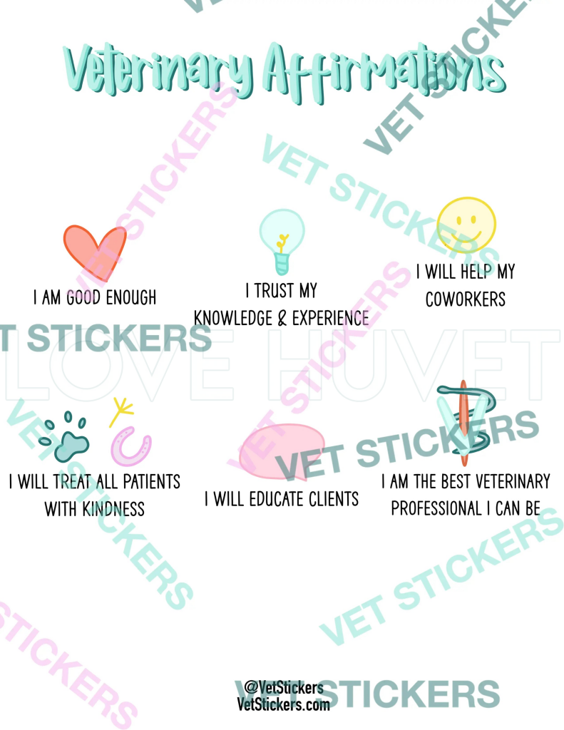 Veterinary Affirmations Digital Print