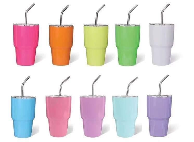 3oz Colored Mini Sublimation Shot Glass Tumblers