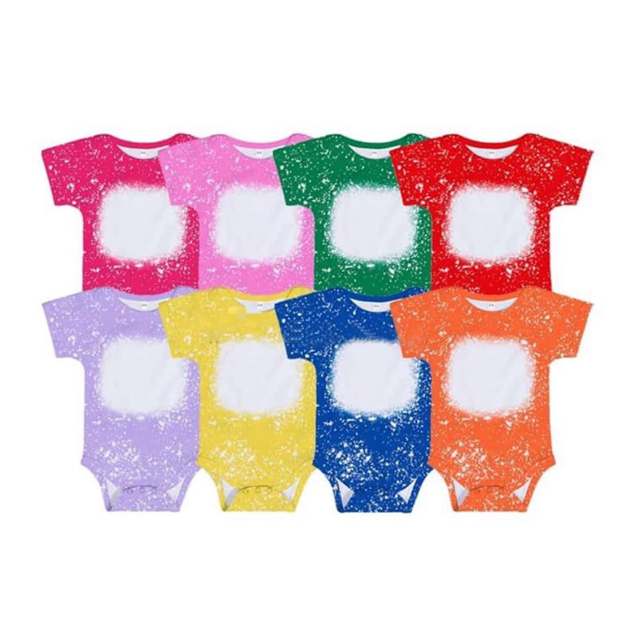 Bleached Baby Body Suits