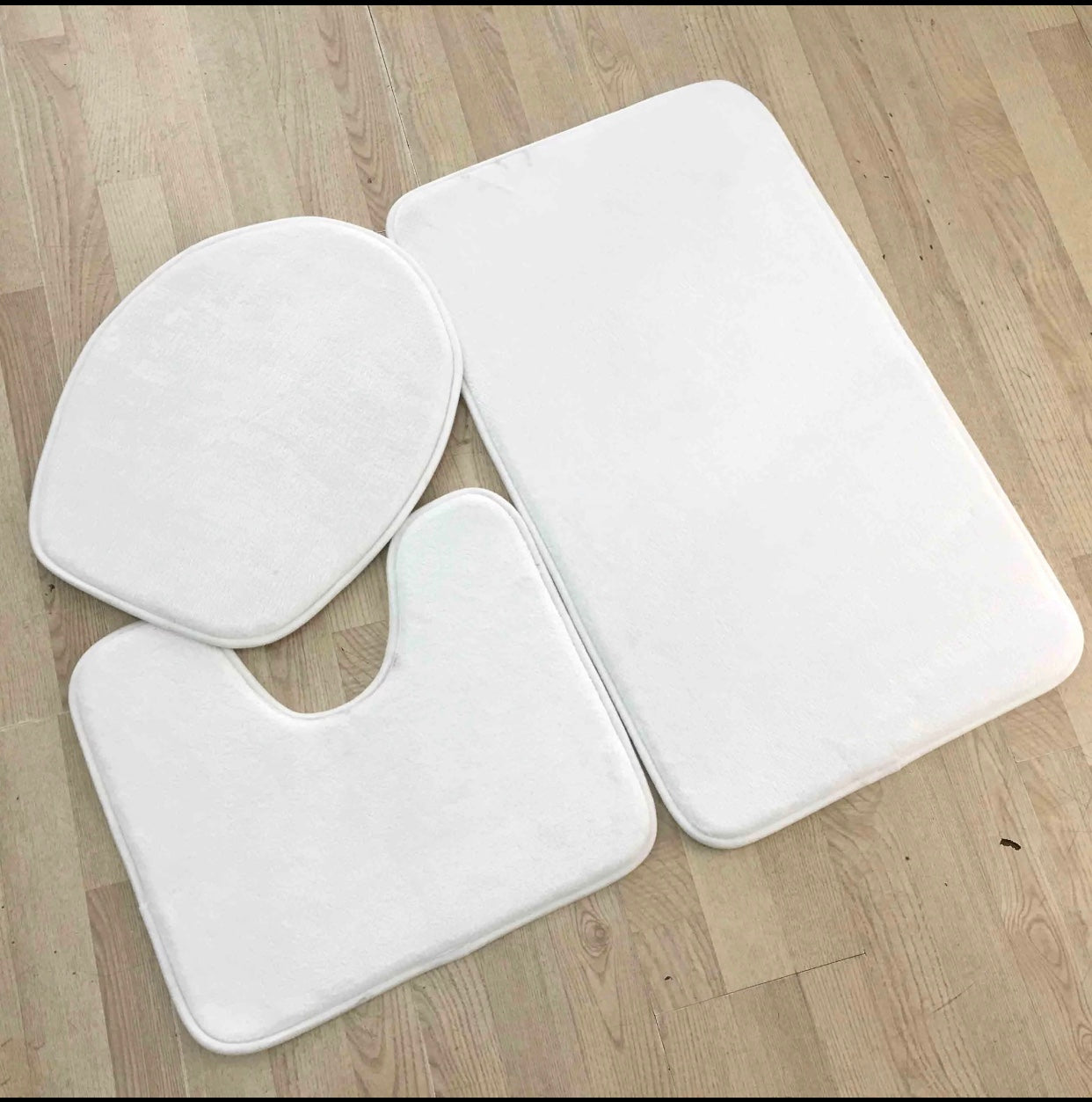 Bathroom Mat 3 Piece Set