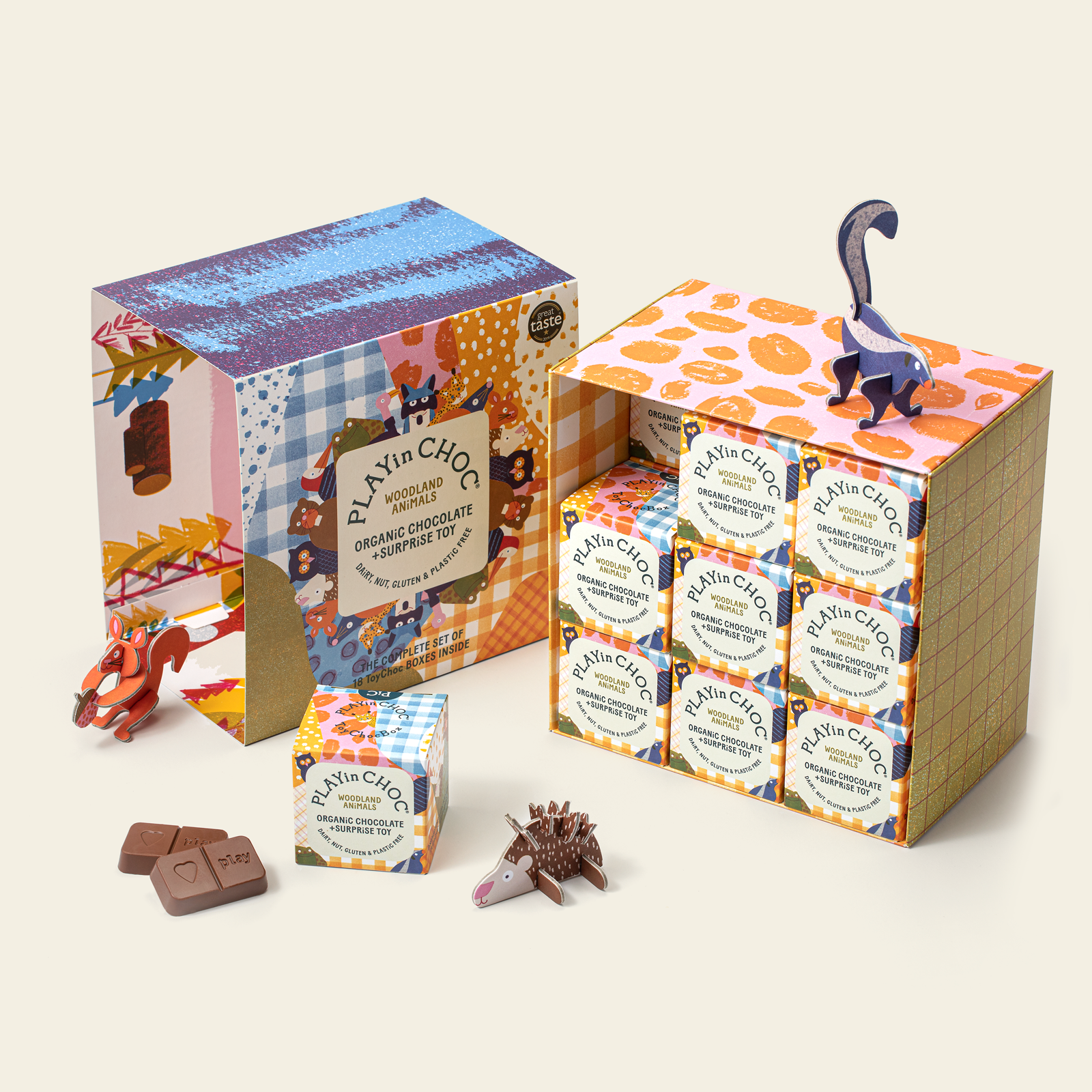 ToyChoc Box®<br>WOODLAND ANiMALS GIFT SET