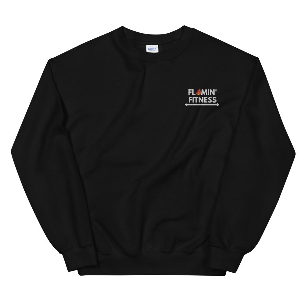 Black Embroidered Logo Sweatshirt