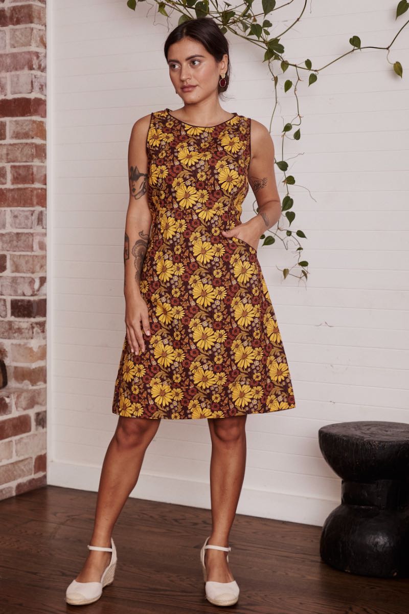 Alana Dress - Sunflower
