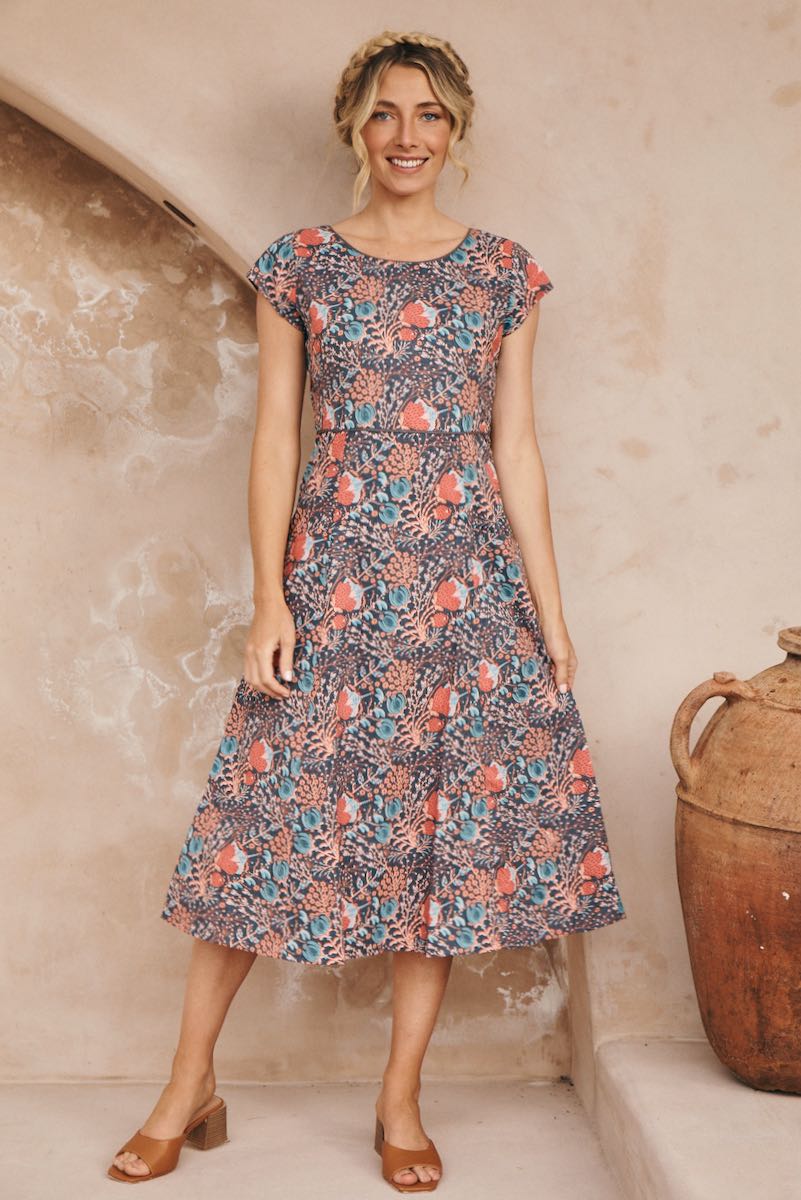 Belle Midi Dress - Angelica