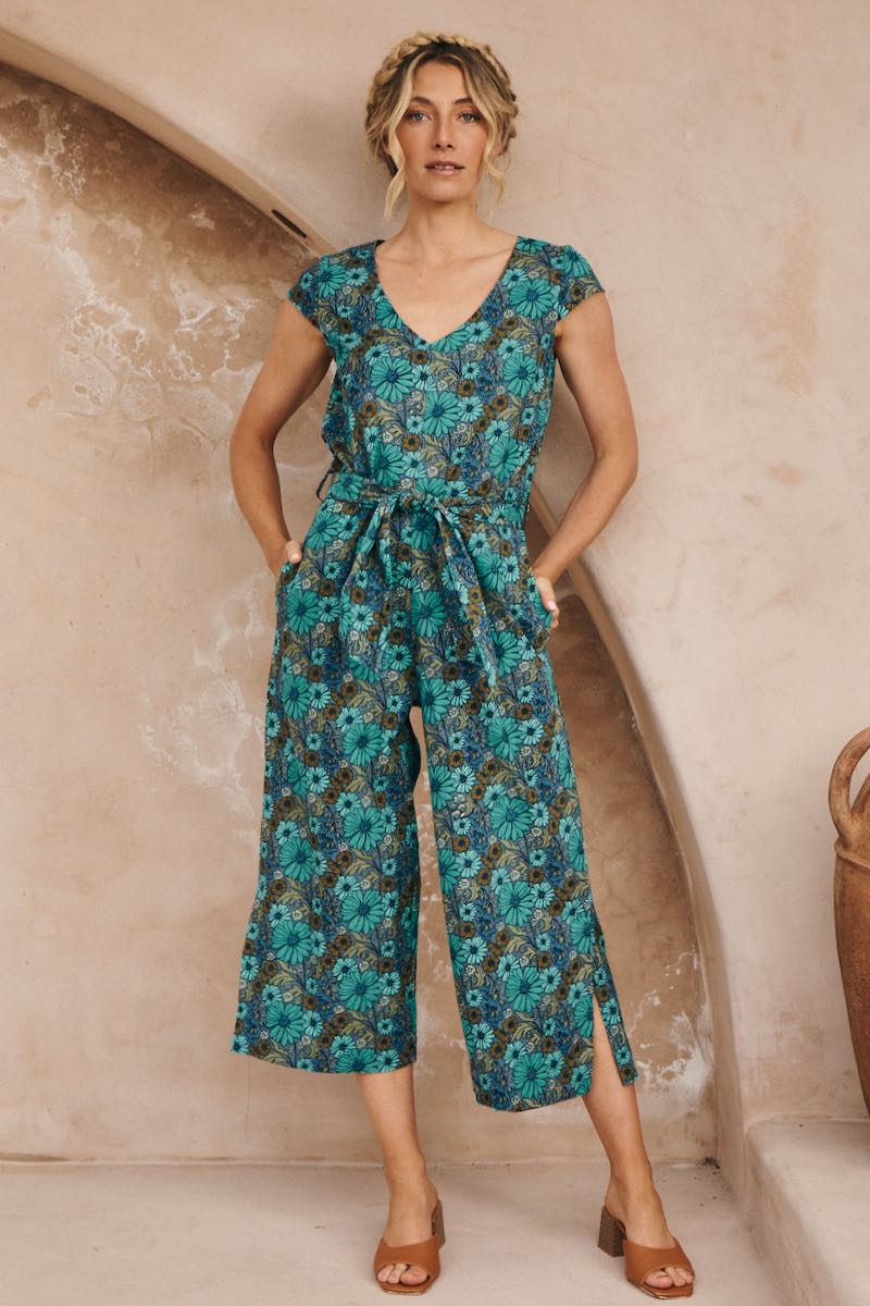 Ava Jumpsuit - Bluebell