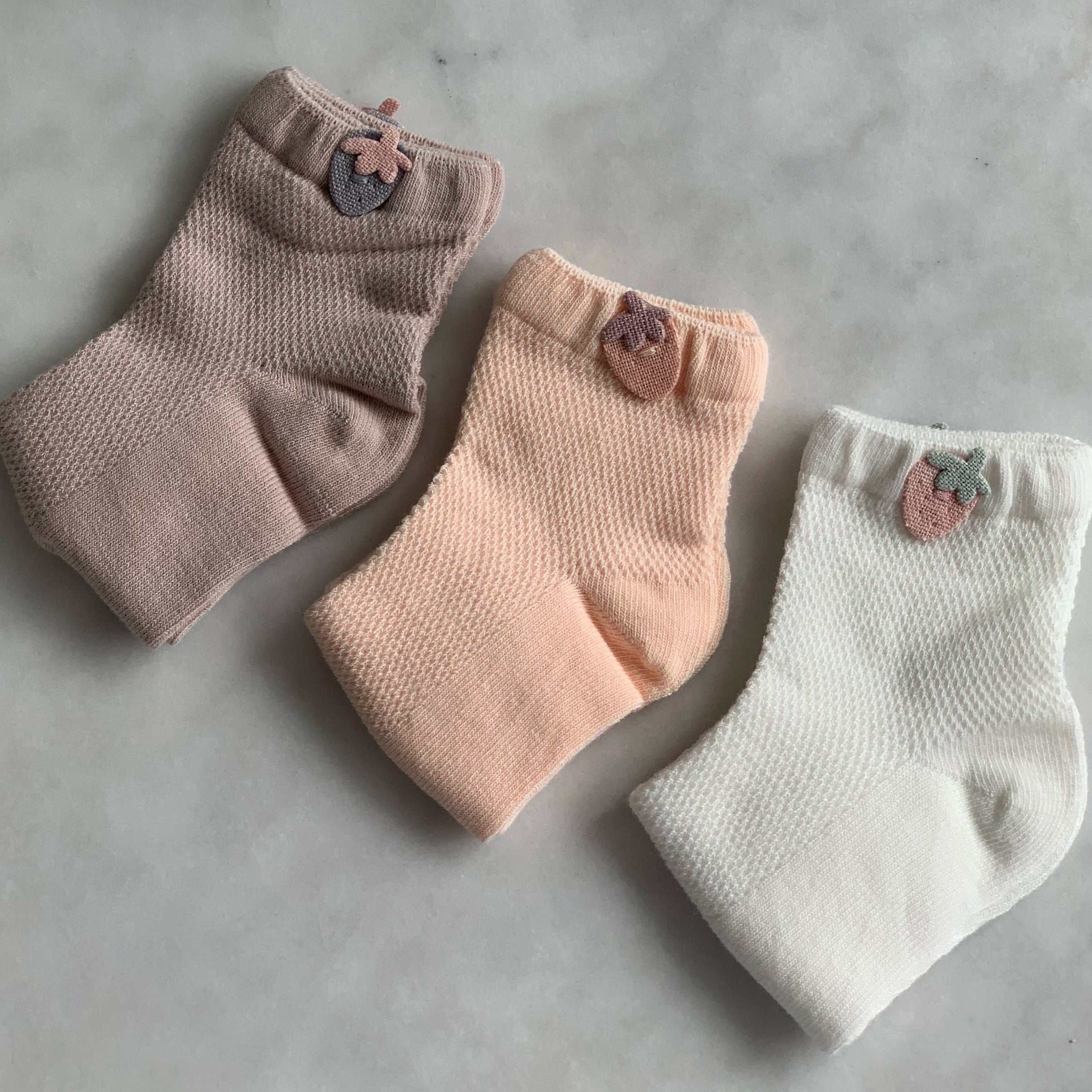Cotton Strawberry Socks