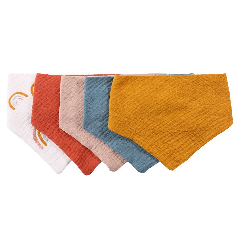 Boho Rainbow Bandana Bibs