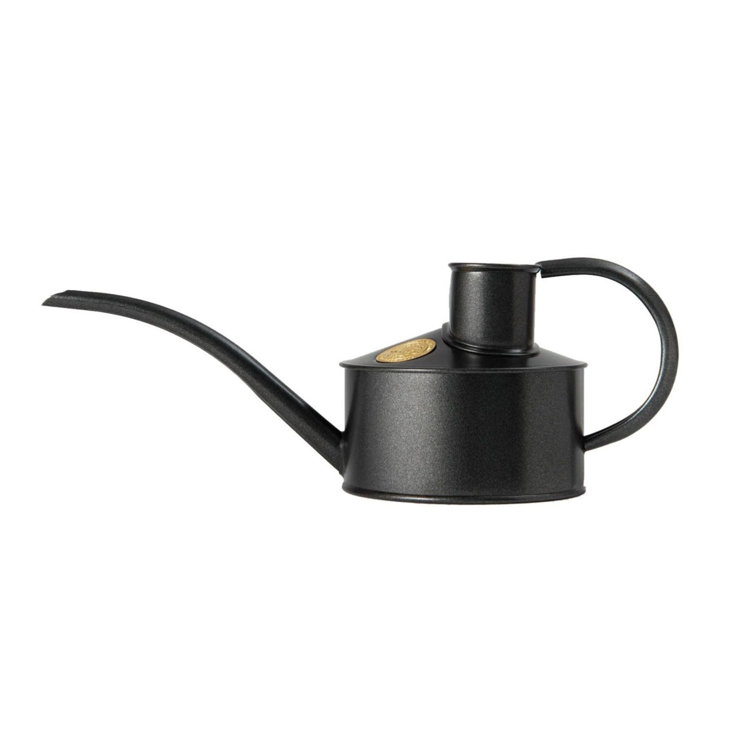 0.5L 'Fazeley Flow' Metal Indoor Watering Can, Graphite
