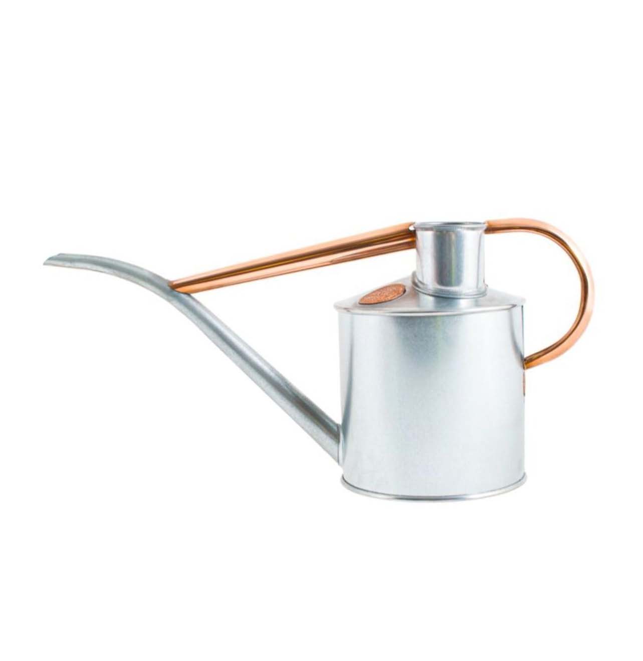 1L 'Fazeley Flow' Metal Indoor Watering Can, Copper Edition