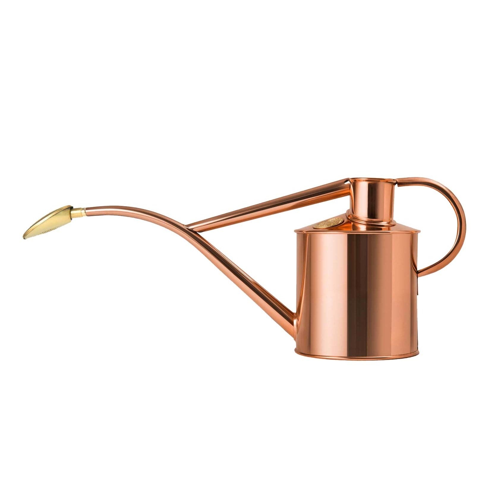 1L 'Rowley Ripple' Metal Indoor Watering Can, Copper
