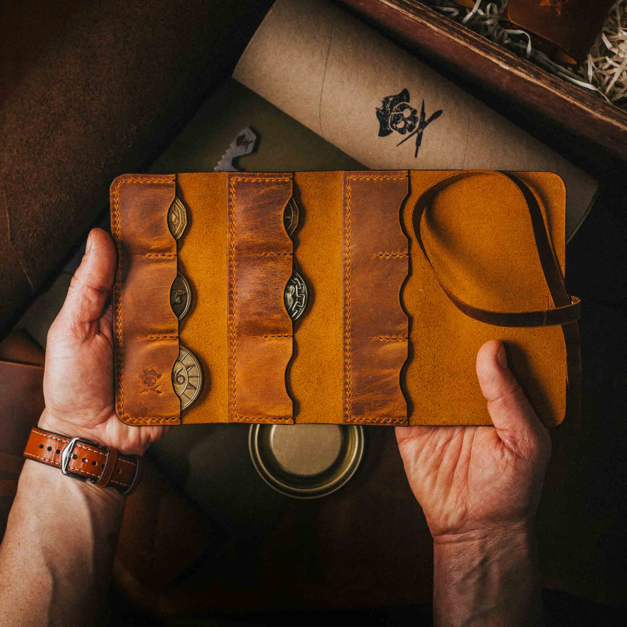 Challenge Coin Pouch - Peso Pouch | 9 Coins Holder | Collector Case