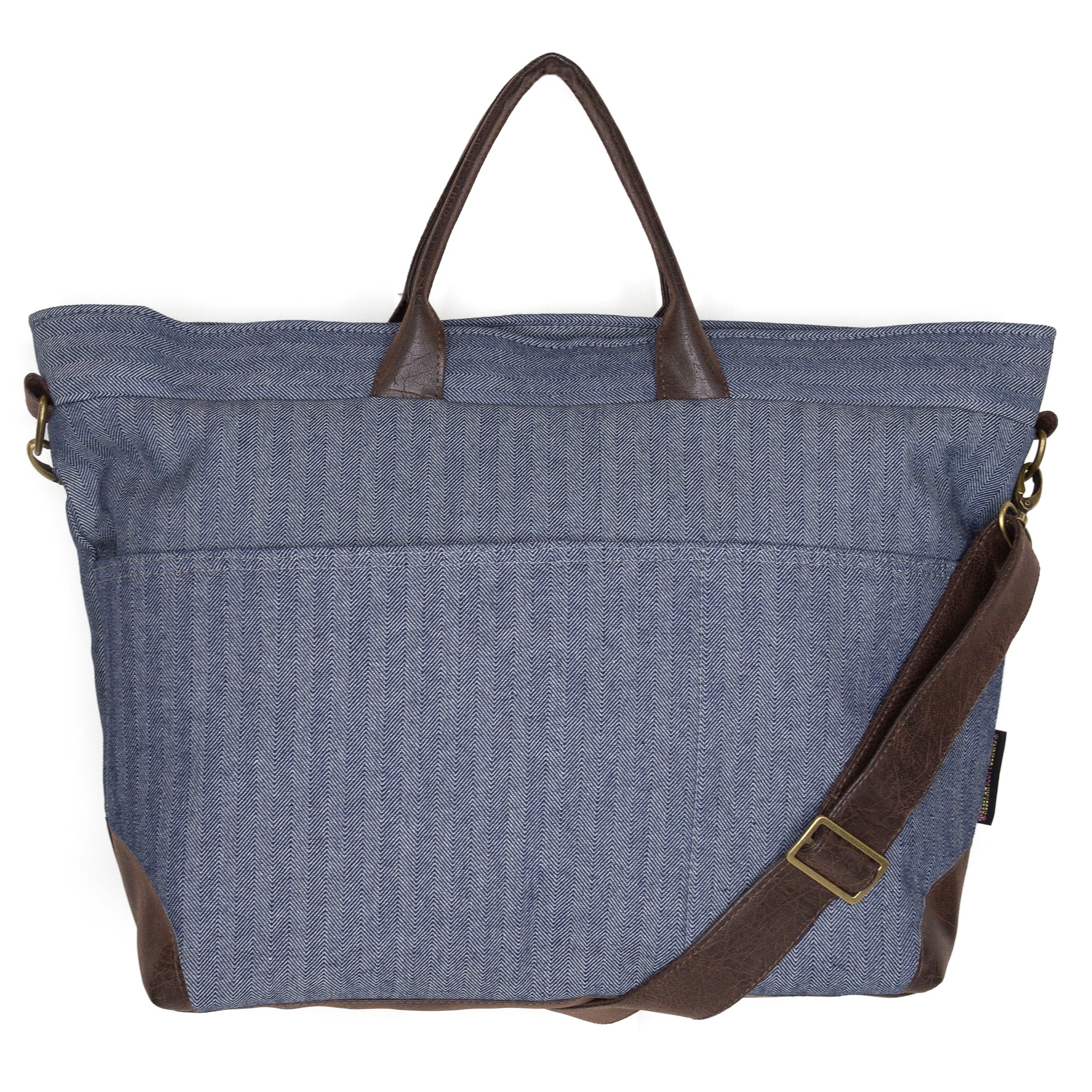 Angie Premier: Blue Herringbone