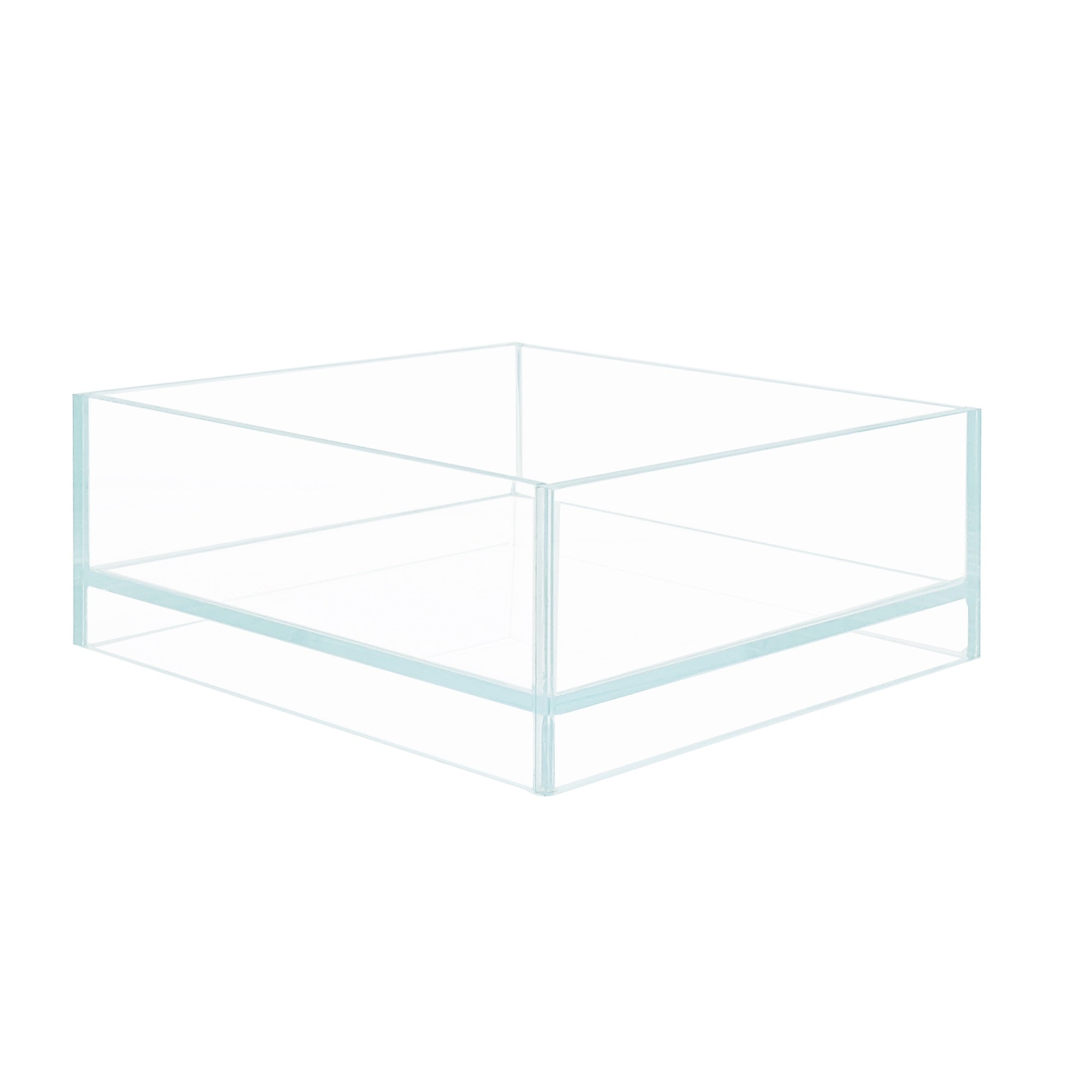 HIRO Aquatics Nano Shallow Rimless Tank, Two Size Options, for Wabikusa, Little Pond, Terra base & Nano Terrarium