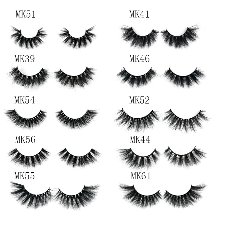 10 pairs mink lashes