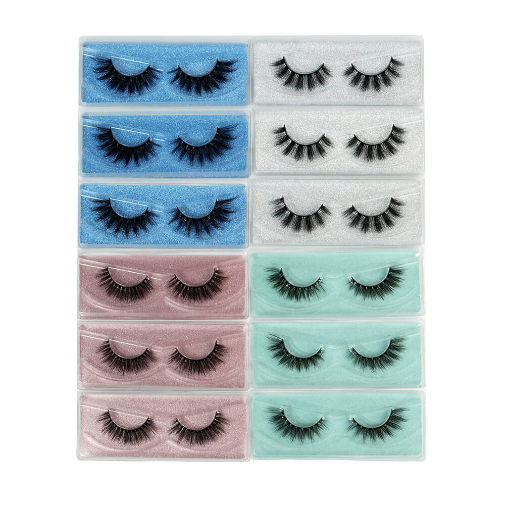 12 Pairs Silk Lashes - MIX