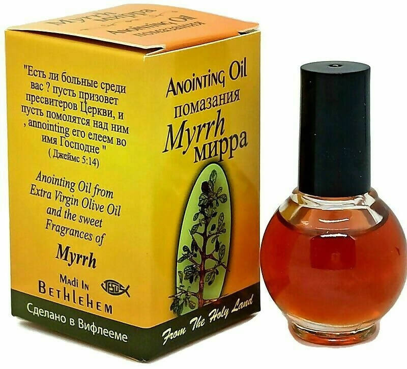 4 PCS Anointing Oil Myrrh Jerusalem Holy And Land Israel Gift Holy land Blessing