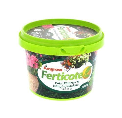 Amgrow Ferticote Pots, Planters and Hanging Baskets 500g Fertiliser 55336