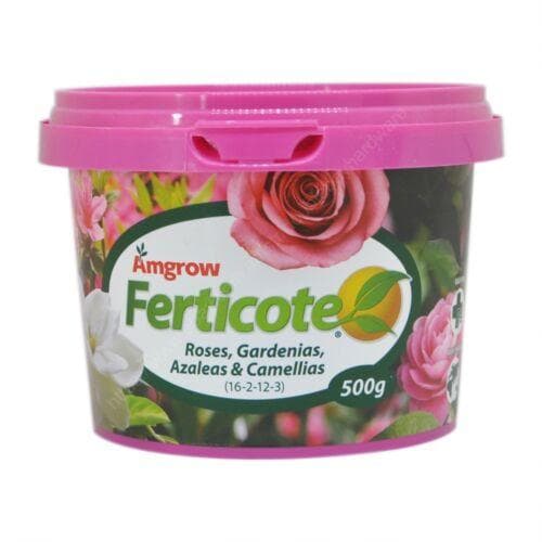 Amgrow Ferticote Rose, Gardenia, Azalea&Camellia Fertiliser 500g 55338