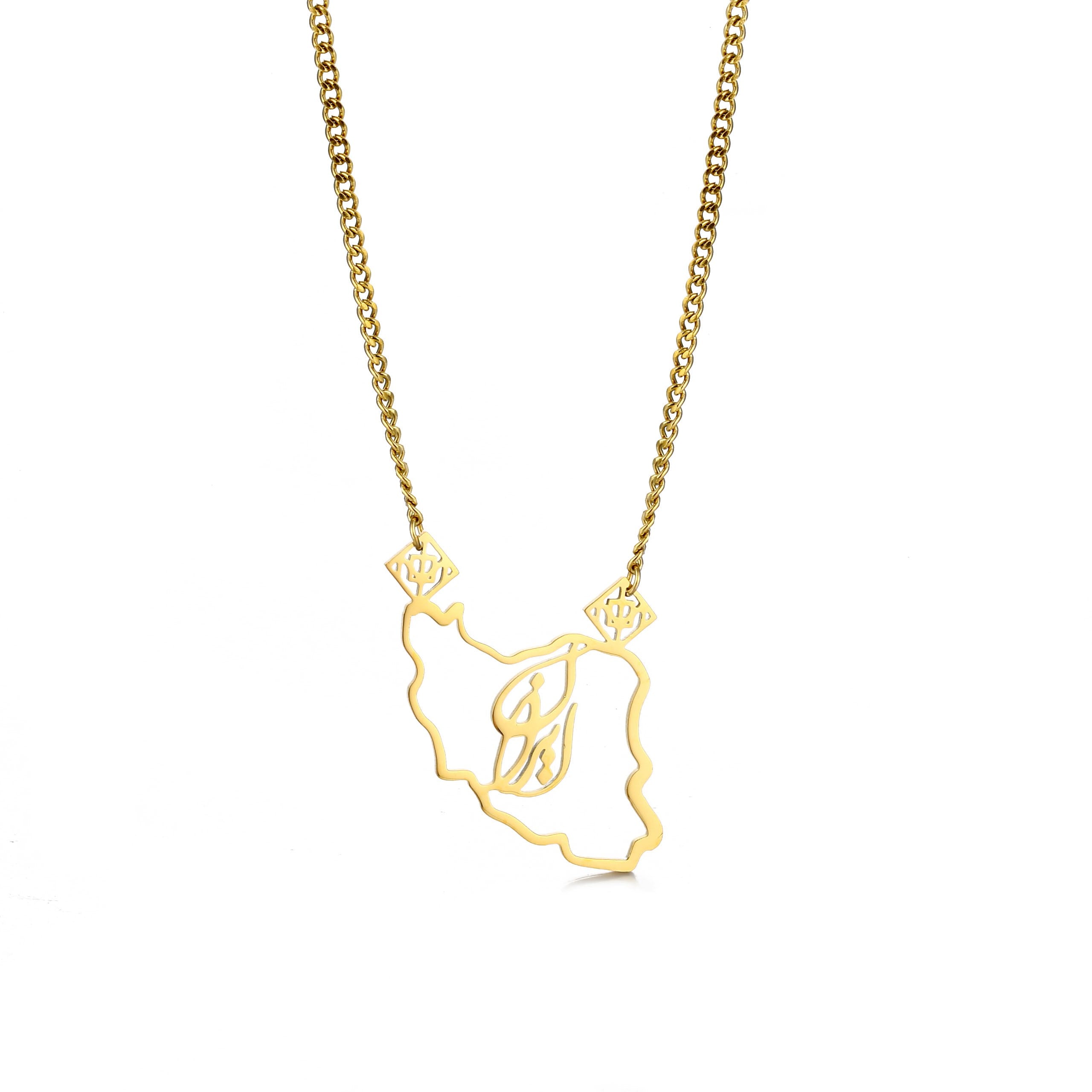 Iran in Border Necklace