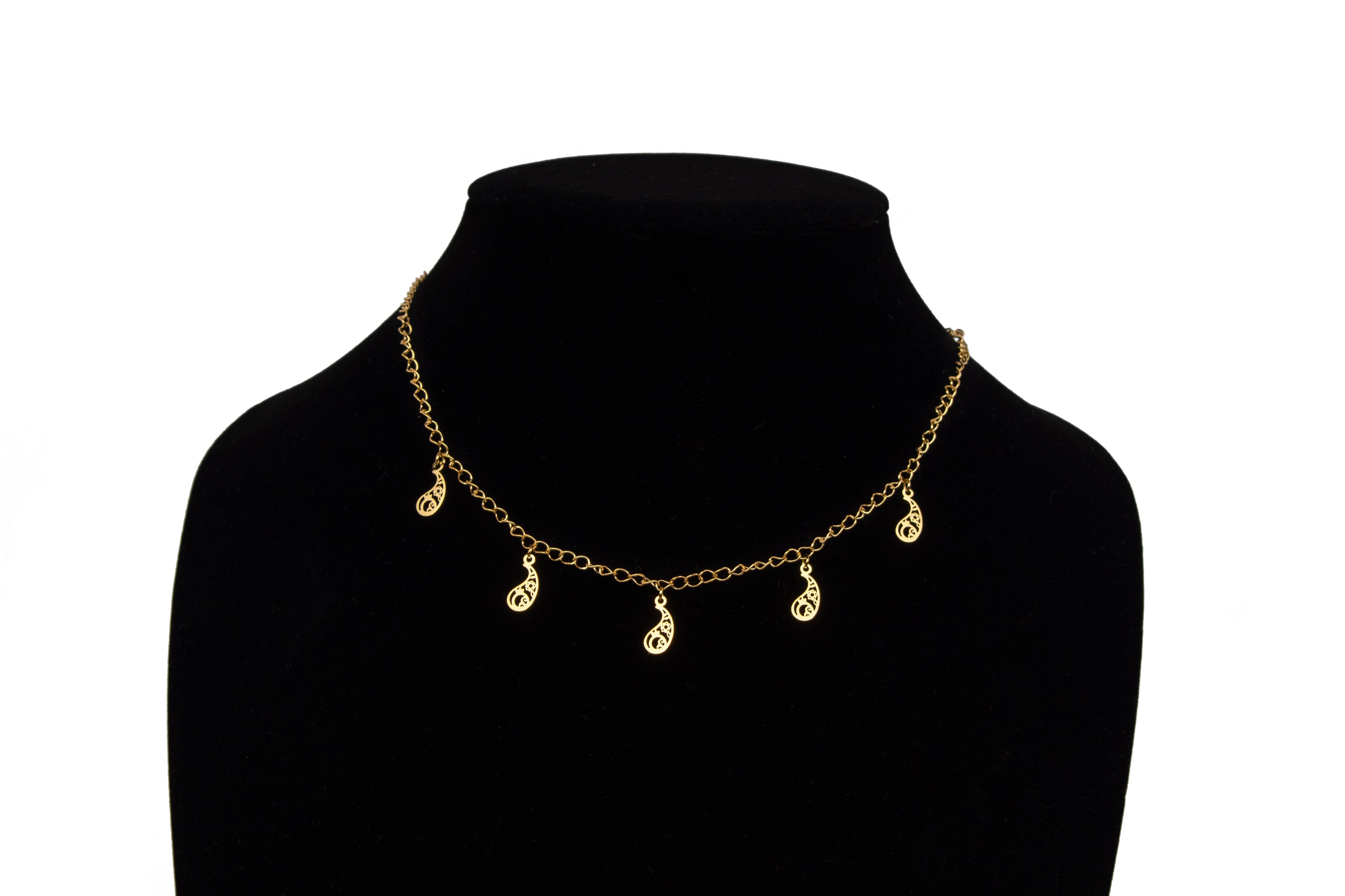 Choker Necklace - Bote Jeghe (Paisley)