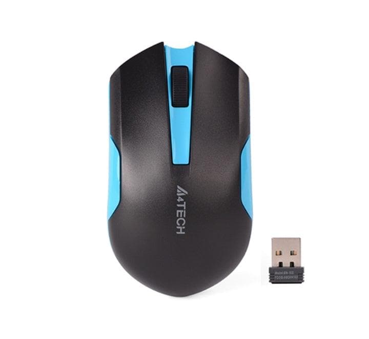 A4Tech Wireless Mouse G3-200N (Black/Blue)