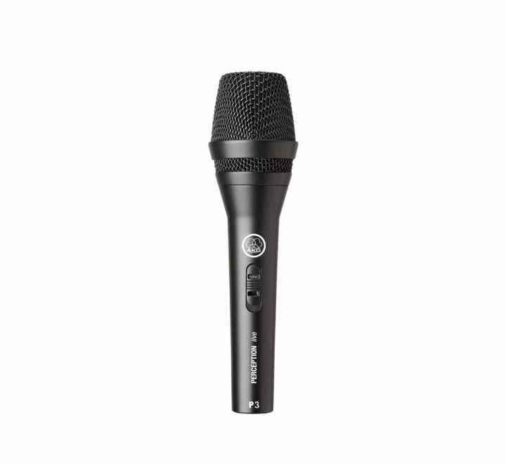 AKG P3S High-Performance Handheld Cardioid Dynamic Microphone (Black)